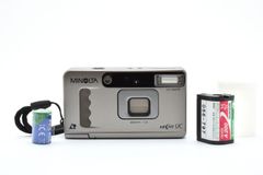 4992 【良品】 Minolta Film Camera Vectis UC 25mm F4 with Unused Film  ミノルタ コンパクトフィルムカメラ