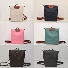 新品大人気 Longchamp ナイロン 大容量リュックサック レディース  バックパック 折り畳み  日常 通勤 【6色選択可能】