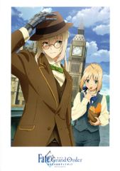 극장판 Fate/Grand order 신성원탁영역 카멜롯 첫날 무대 인사 라이브 뷰잉 특전 ProductionI.G 신작 일러스트 보드
