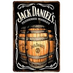 【848】新品 レトロ ブリキ看板 ★ JACK DANIEL’S ★ ジャックダニエル テネシーウイスキー アメリカン雑貨 ガレージ フェンス ヴィンテージ