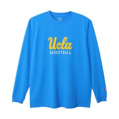 [チャンピオン] Tシャツ 長袖 丸首 DRYSAVER グラフィックプリント ロングスリーブTシャツ バスケットボール UCLA C3-AB467 メンズ カリフォルニアブルー