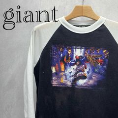 giant ジャイアント 長袖 Tシャツ ロンT ブラック ホワイト メンズ