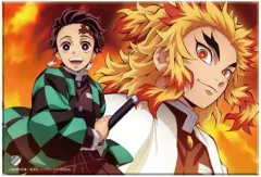 【中古】アクリルスタンド・アクリルパネル 竈門炭治郎と煉獄杏寿郎 アクリルプレート 「鬼滅の刃」