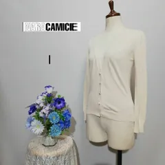 【送料無料】ナラカミーチェ　極上美品　カーディガン　ベージュ色系　Мサイズ