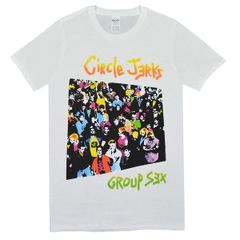 CIRCLE JERKS サークルジャークス Group Sex Tシャツ WHITE