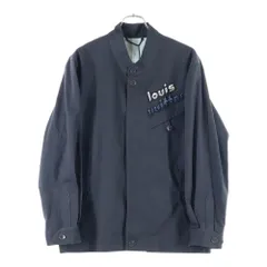 新品タグ付　LOUIS VUITTON　ブルゾン　モノグラム　ロゴワッペン　黒 新品タグ付LOUIS VUITTONブルゾンモノグラムロゴワッペン黒