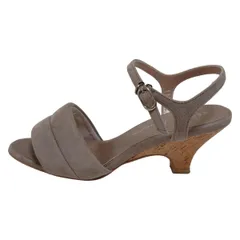 GINZA Kanematsu(ギンザカネマツ) サンダル 23 1/2 レディース - グレーベージュ オープントゥ