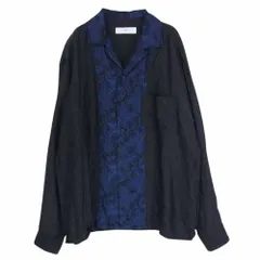 TOGA トーガ TV31-FJ319 VIRILIS ビリリース Paisley jacquard shirt ペイズリー ジャガード 長袖 シャツ ブラック系 48【中古】のサムネイル