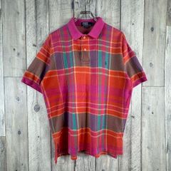 希少 90s Ralph Lauren ポロシャツ タータンチェック M 緑 - メルカリ
