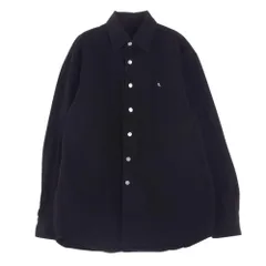 RAF SIMONS ラフシモンズ ジャケット 21AW MOD.212-M245 Big fit denim shirt ロゴパッチ ビッグフィット デニム シャツ ブラック系 XS【中古】のサムネイル
