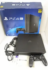 ＋通電確認済み PS4 Pro CUH-7100B BO1 Jet Black 本体 コントローラー 箱付き【ゲーム機本体】【2】