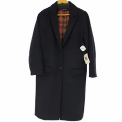 フレッドペリー FRED PERRY スマートコート 裏地チェックチェスターコート レディース EUR：38 のサムネイル