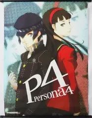 【ペルソナ】主人公＆足立透＆堂島菜々子 タペストリー P4GA ペルソナ】主人公＆足立透＆堂島菜々子 タペストリー P4GA