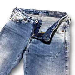 イタリア製 DIESEL ディーゼル GRACEY-NE ジョグジーンズ スキニー ダメージ加工 ストレッチ デニム サイズ23 レディース ジーパン ジーンズ ローライズ  細身