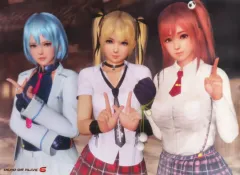 【中古】ポスター [単品] B2お風呂ポスター 集合(3人) 「PS4ソフト DEAD OR ALIVE 6 最強パッケージ」 同梱特典