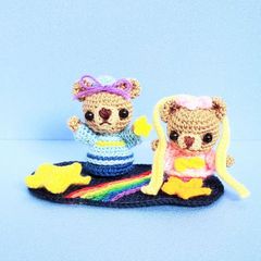 みっちゃん様 あみぐるみ 七夕 織姫彦星バージョン おぼつかなく
