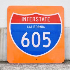 ストリートサイン　フリーウェイ　看板　カリフォルニア　ガレージ　本物　アメリカ ストリートサイン フリーウェイ 看板 カリフォルニア ガレージ 本物