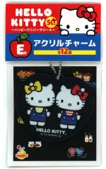 【中古】キーホルダー ハローキティ＆ハローミミィ(2017年) アクリルチャーム 「Happyくじ ハローキティ 50th～ハッピーアニバーサリー★～」 E賞