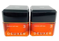 ﾅﾝﾊﾞｰｽﾘｰ ﾃﾞｭｰｻｰ ﾐﾃﾞｨｱﾑ ｿﾌﾄﾜｯｸｽ 3 80g × 2個ｾｯﾄ ★ｴｱﾘｰな束感と毛先までの動き★