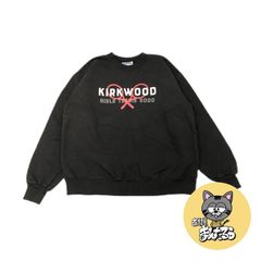 90s 古着 ヘインズ スウェット テニス ゆるダボ ブラック 推定L