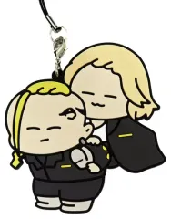 【中古】雑貨 佐野万次郎＆龍宮寺堅 「東京リベンジャーズ ぺたん娘 トレーディングラバーストラップ」 アニメイトBOX購入特典