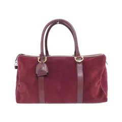 Cartierスエード ボストン型ハンドバッグ Cartier カルティエ マストライン ボストンバッグ スエード