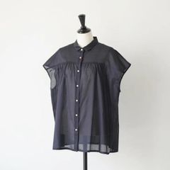 極美品✨ティッカ ドットエンブロイダリーフレンチシャツ 試着のみ