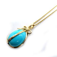 TIFFANY＆CO ロードクロサイトネックレス ジュエリー K18PG ブルー TIFFANY＆CO ロードクロサイトネックレス ジュエリー K18PG ブルー