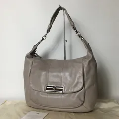 2509-75｜コーチ ワンショルダーバッグ レザー グレージュ