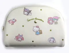 【中古】バッグ 集合 ラウンドポーチ アイボリー 「サンリオキャラクターズ」
