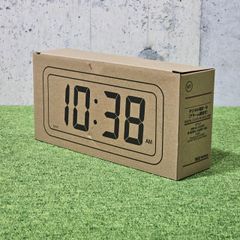 C7981【未使用品】無印良品 デジタル時計・中 (アラーム機能付) ホワイト MJ‐DCSW1  C7981