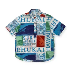 PEARLY GATES パーリーゲイツ 総柄 プルオーバー 半袖 シャツ サイズ 4 /日本製/マルチ