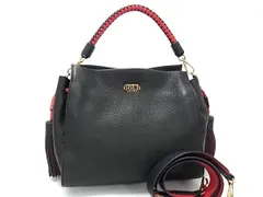 ■新品■未使用■ COCOCELUX GOLD ココセリュックスゴールド レザー 2WAY クロスボディ ハンドバッグ ショルダー ブラック系 BN3363