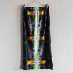 【美品】PLEATS PLEASE【柄 プリーツ ロング スカート】 プリーツプリーズ ISSEY MIYAKE イッセイミヤケ 25050284