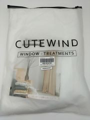 CUTEWIND レースカーテン 撥水加工 透けない UVカット 断熱 保温