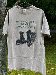 Tシャツ　MY DAUGTHER WEARS COMBAT BOOTS