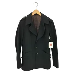 ポールスミス Paul Smith カシミヤ混 ウール メルトン シングルPコート メンズ import：L のサムネイル