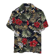 アロハシャツ メンズ 夏 レーヨン 半袖 和柄 花柄 総柄 開襟シャツ ALOHA レーヨン アロハ レーヨンシャツ ハイビスカス レーヨン100% オープンカラー 半袖シャツ 夏物 オープンカラーシャツ 送料無料 大きいサイズ ビッグサイズ RB-79