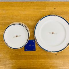 美品 金縁 オリエントエクスプレス オードブル皿 大小6枚セット 箱付
