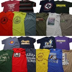 古着卸 まとめ売り カラーmix プリント 半袖Tシャツ 20枚セット (メンズ L ) キャラクター ブルーイ チームロゴ 中古 古着 NA7016