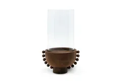 ビーズ状の装飾を施したユニークなキャンドルホルダー/137x205850802