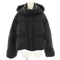 美品 ミラオーウェン MilaOwen ダウンポンチョ 黒 ONE Mila Owen（ミラオーウェン）の「サスティナブルサイドリボン