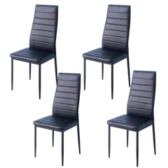 「数量限定セール」ダイニングチェア 4脚セット  北欧風 モダン シンプル PUレザー おしゃれ 椅子 組立簡単 人気商品 食卓椅子 クッション性抜群 リビングチェア インテリア チェアセット