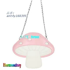 スマホポシェット ジッパー キノコ チェーン コンビ 携帯ショルダー 多機能 肩掛け レディース 軽量 斜めがけ 小型 携帯入れ 鍵 小銭 ant4y166395