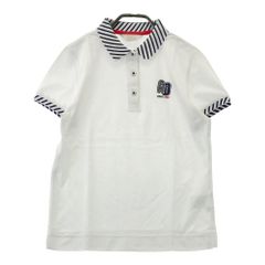 サイズ：38 ADABAT アダバット 半袖ポロシャツ ホワイト系