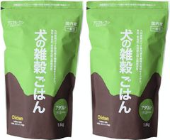 アニマル・ワン 犬の雑穀ごはん (チキン・成犬用) 1.6kg ×2個セット