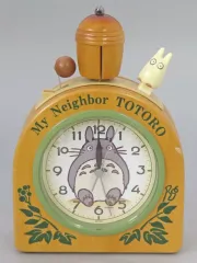*希少品*となりのトトロ　 置き時計　目覚まし時計 となりのトトロ 目覚まし時計 オルゴール メロディ付き R752N