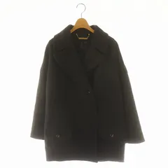 マークバイマークジェイコブス MARC by MARC JACOBS ウールコート アウター ミドル丈 スナップボタン XS チャコール /ES ■OSのサムネイル