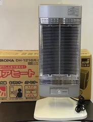 コロナ - コロナ遠赤外線電気ストーブ DH-1216R コロナ、シンプルなデザインの首振り遠赤外線暖房機「コアヒート