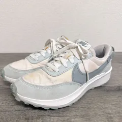 NIKE ウィメンズ ワッフルデビュー DH9523-103 スニーカー 24cm 白×灰